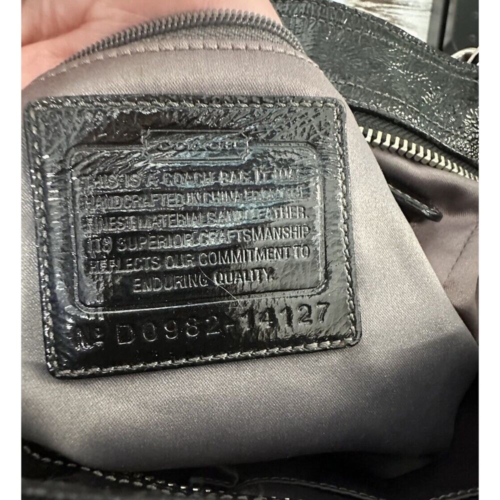 Coach Madison Luxury Designer Logo Tribeca Black Shoulder‎ Hobo Bag 14127 - Picture 9 of 9
